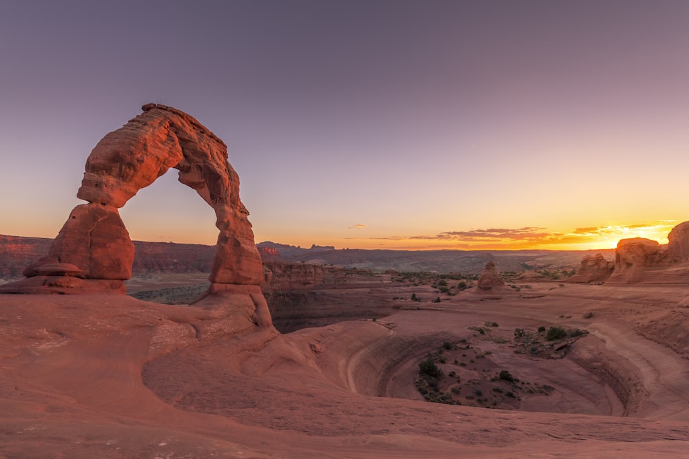 brown rock formation during daytime