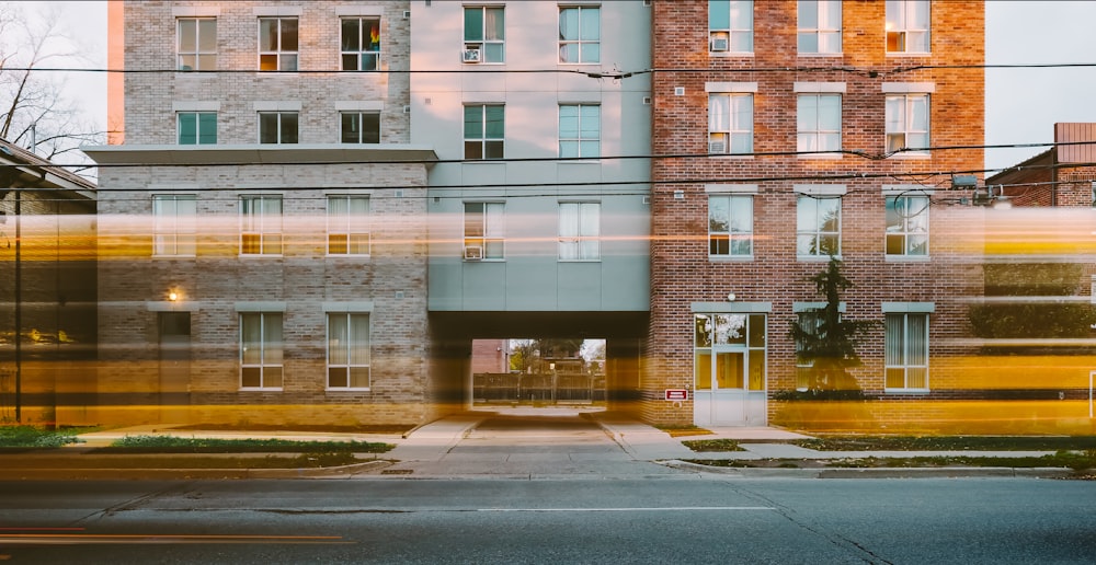 brown and white concrete building