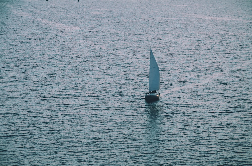 white sailboat on sea during daytime