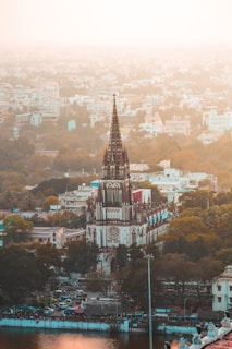 aerial view of city buildings during daytime