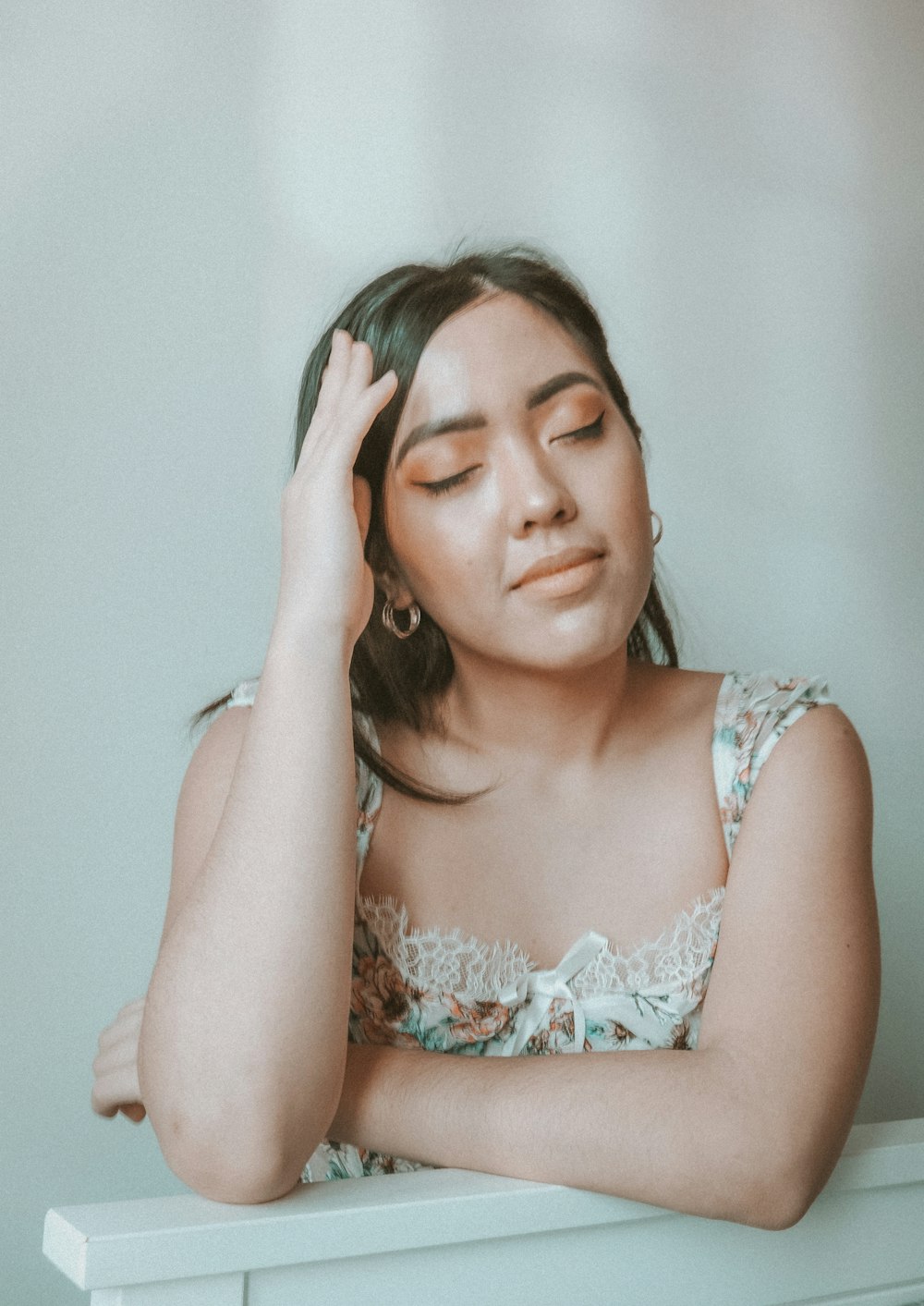 Woman in white floral tank top photo – Free Canada Image on Unsplash