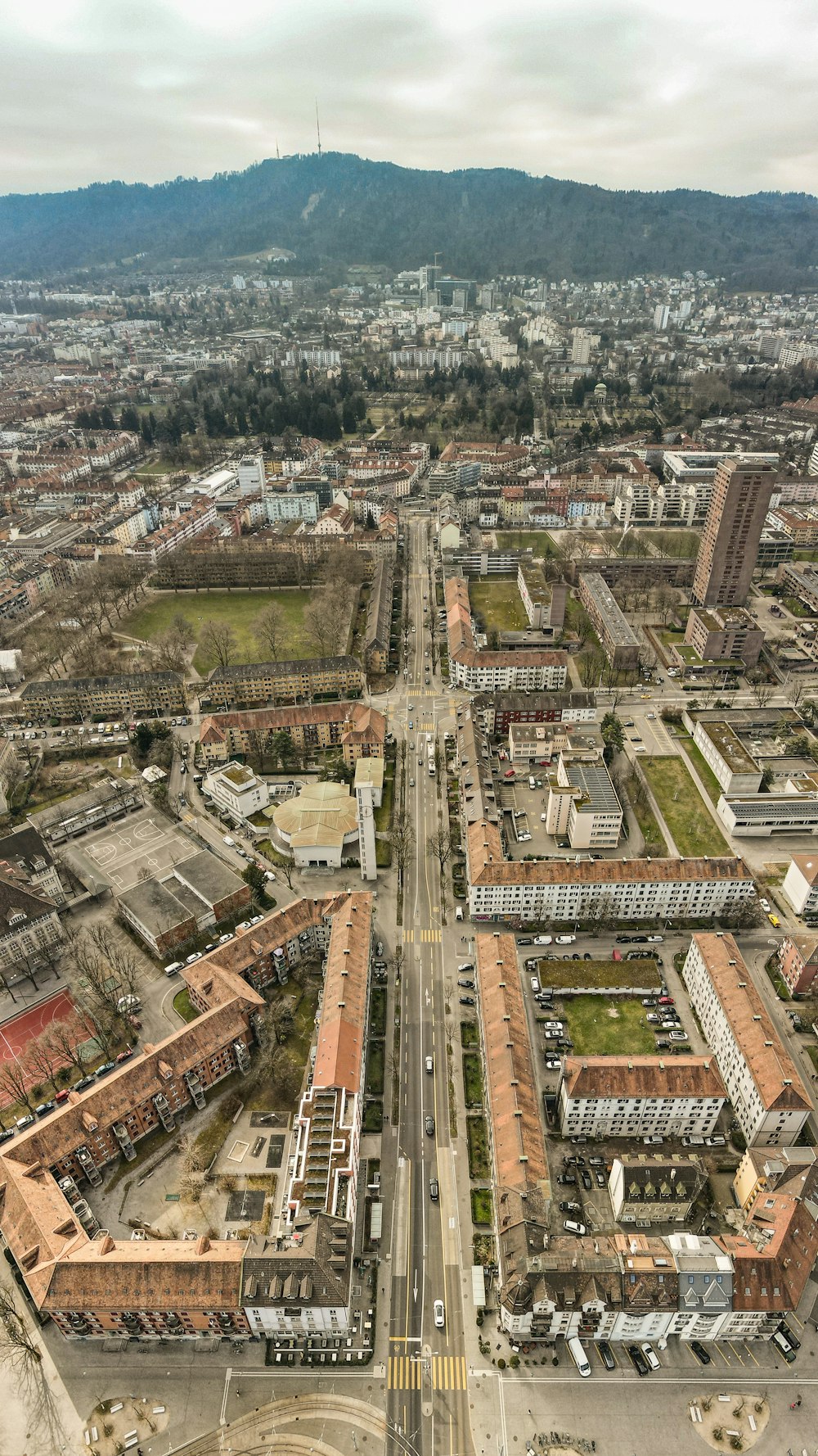 aerial view of city buildings during daytime