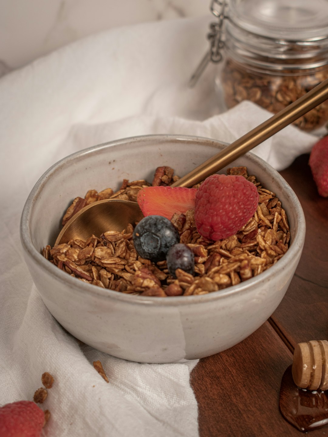 chocolate ice cream in white ceramic bowl