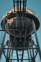 brown and gray metal tower