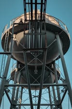 brown and gray metal tower