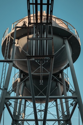 brown and gray metal tower