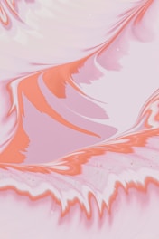 red and white abstract painting