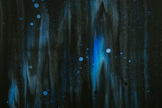 Abstract waves representing Schumann frequencies vibrating through a dark cosmic background.