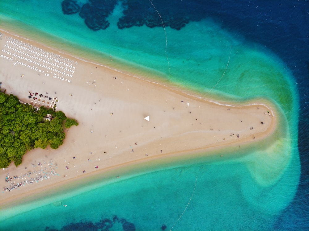 aerial view of beach during daytime