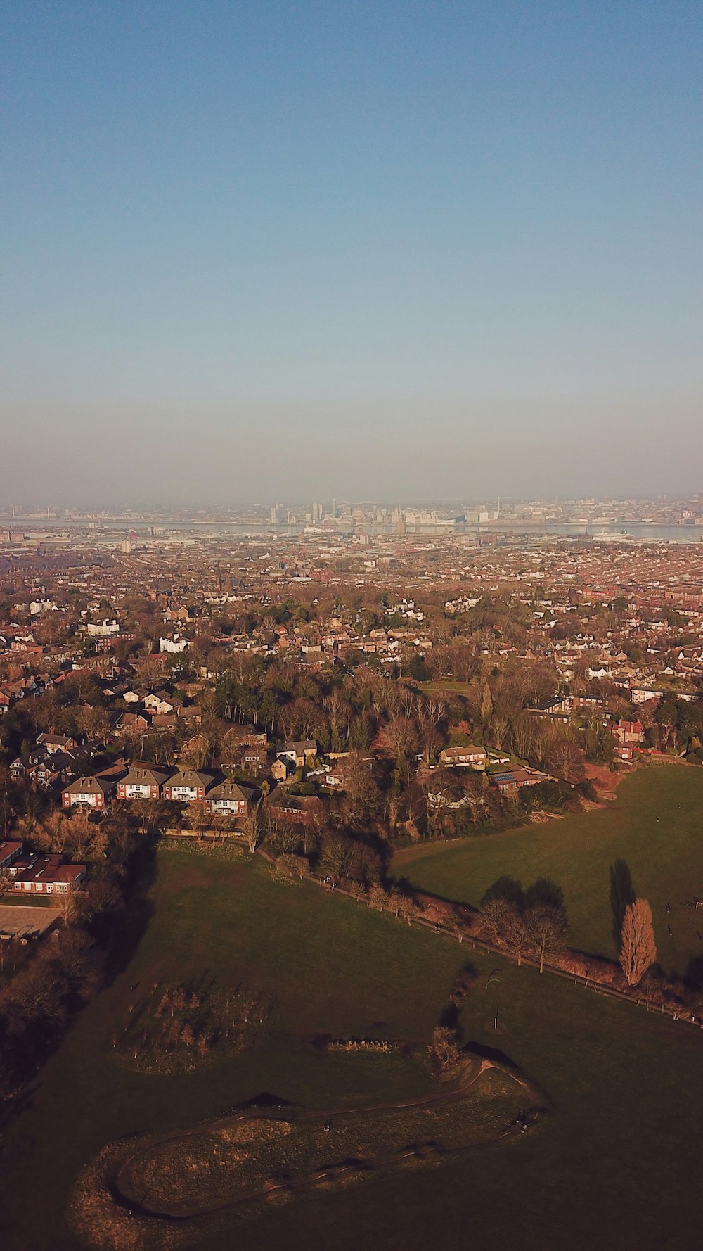 aerial view of city during daytime