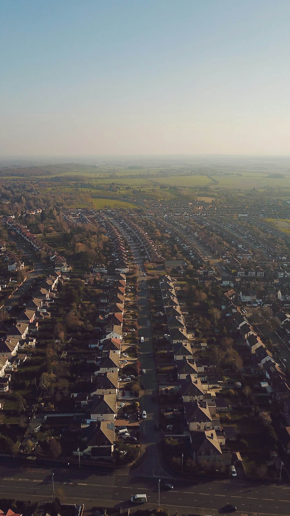 aerial view of city during daytime