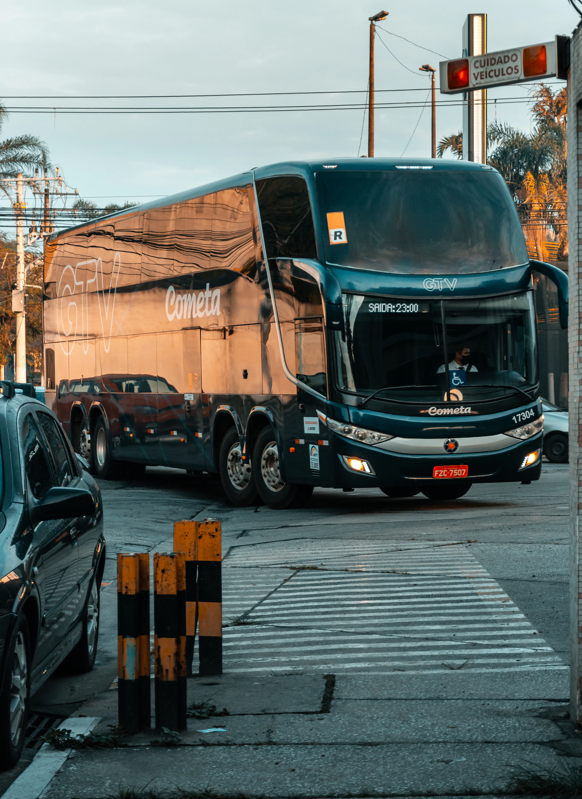 black volkswagen t-2 parked on sidewalk during daytime