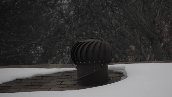 Before and after comparison showing a clogged vent and a clean, clear vent