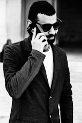 A cold caller engaging with potential clients.