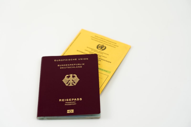 European passport ready for ESTA application to attend World Cup 2026 in USA