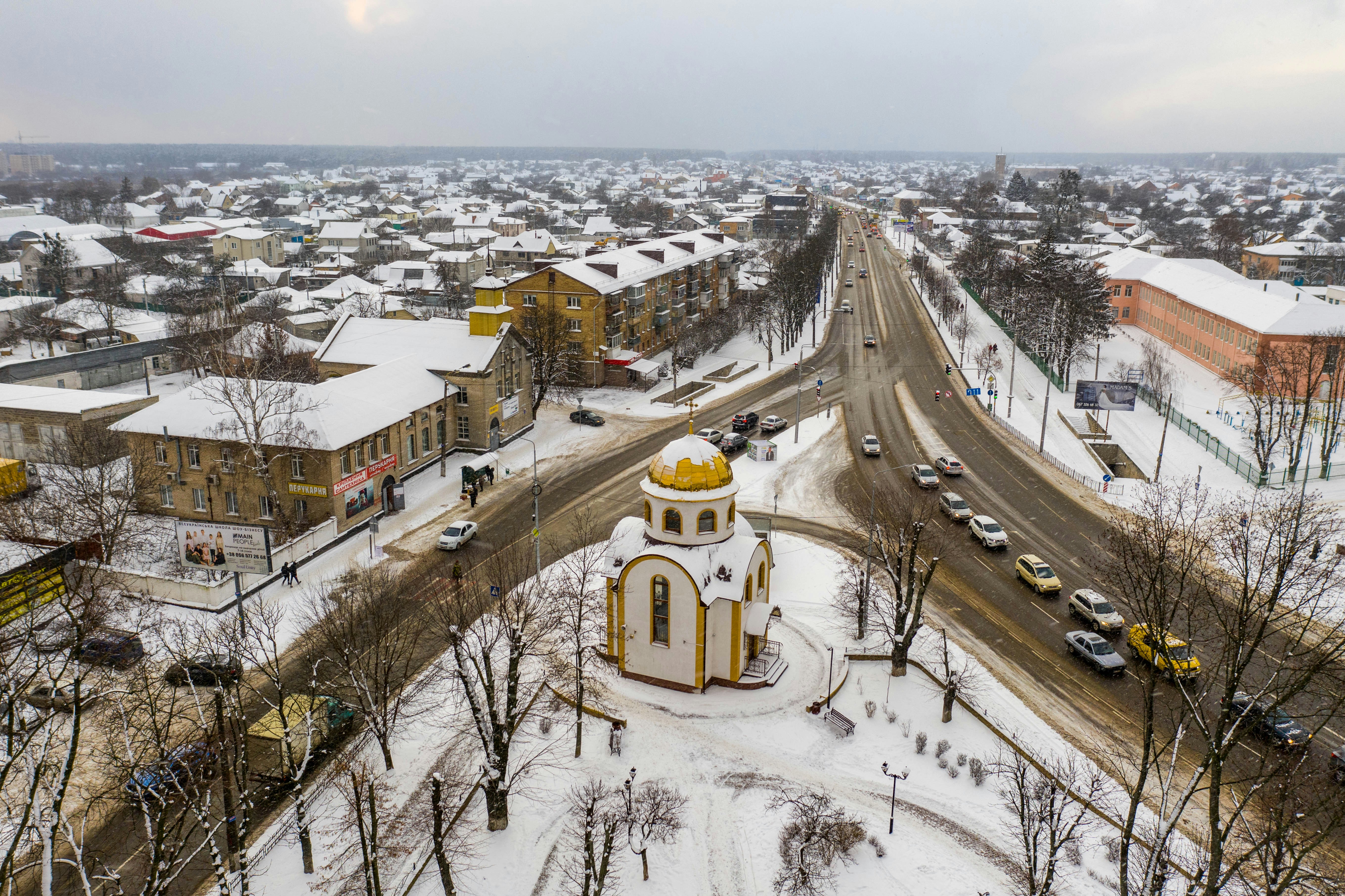 Храм Святителя Тарасія Константинопольського УПЦ КП, Бровари, Україна. Розвилка, парк ім. Т.Г. Шевченка