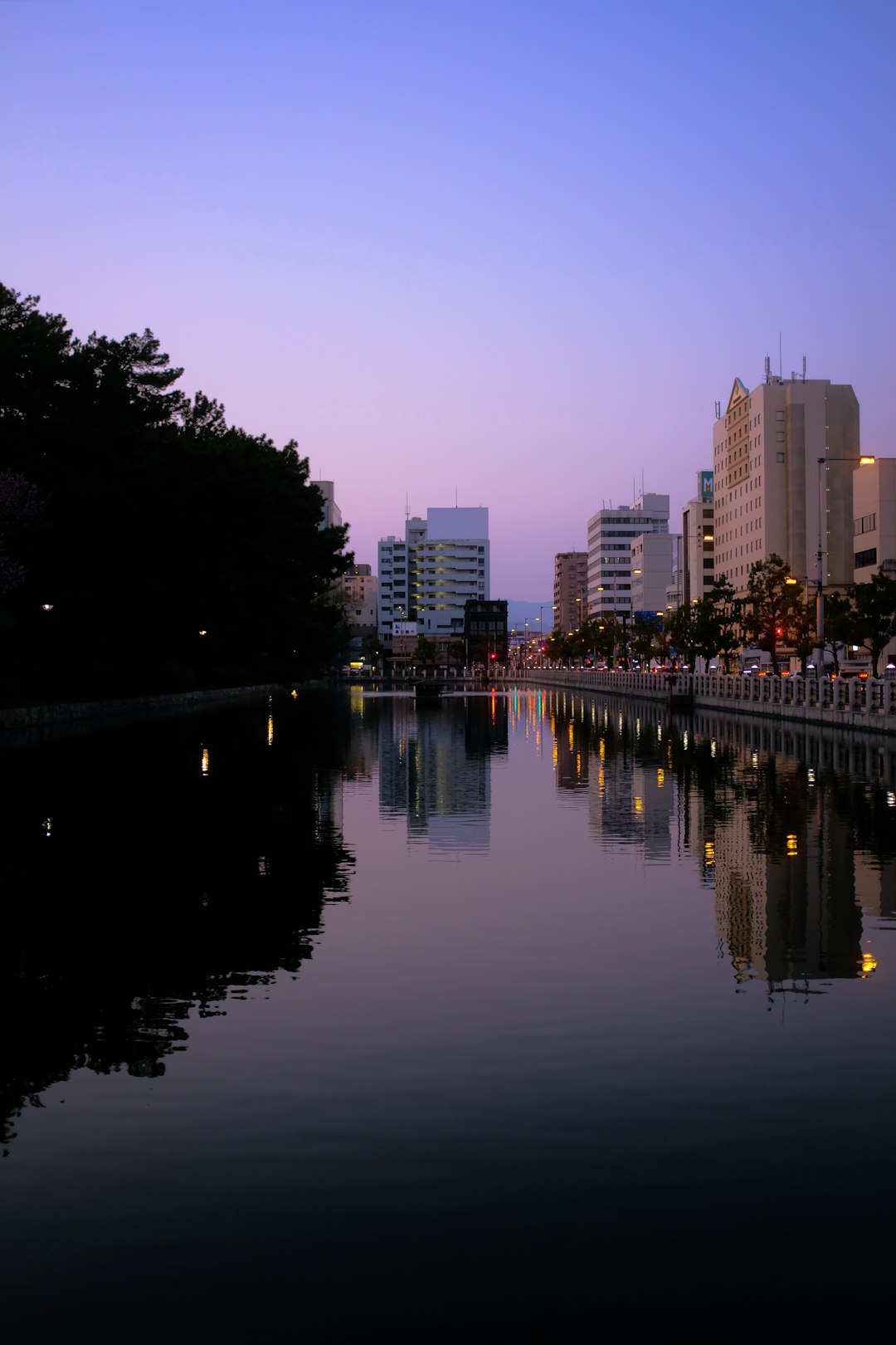 body of water near trees and high rise buildings during daytime