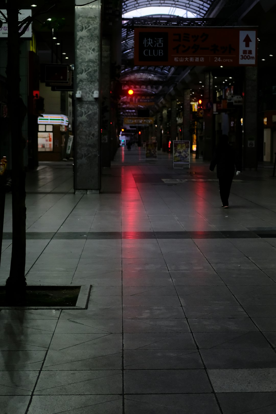 people walking on sidewalk during night time