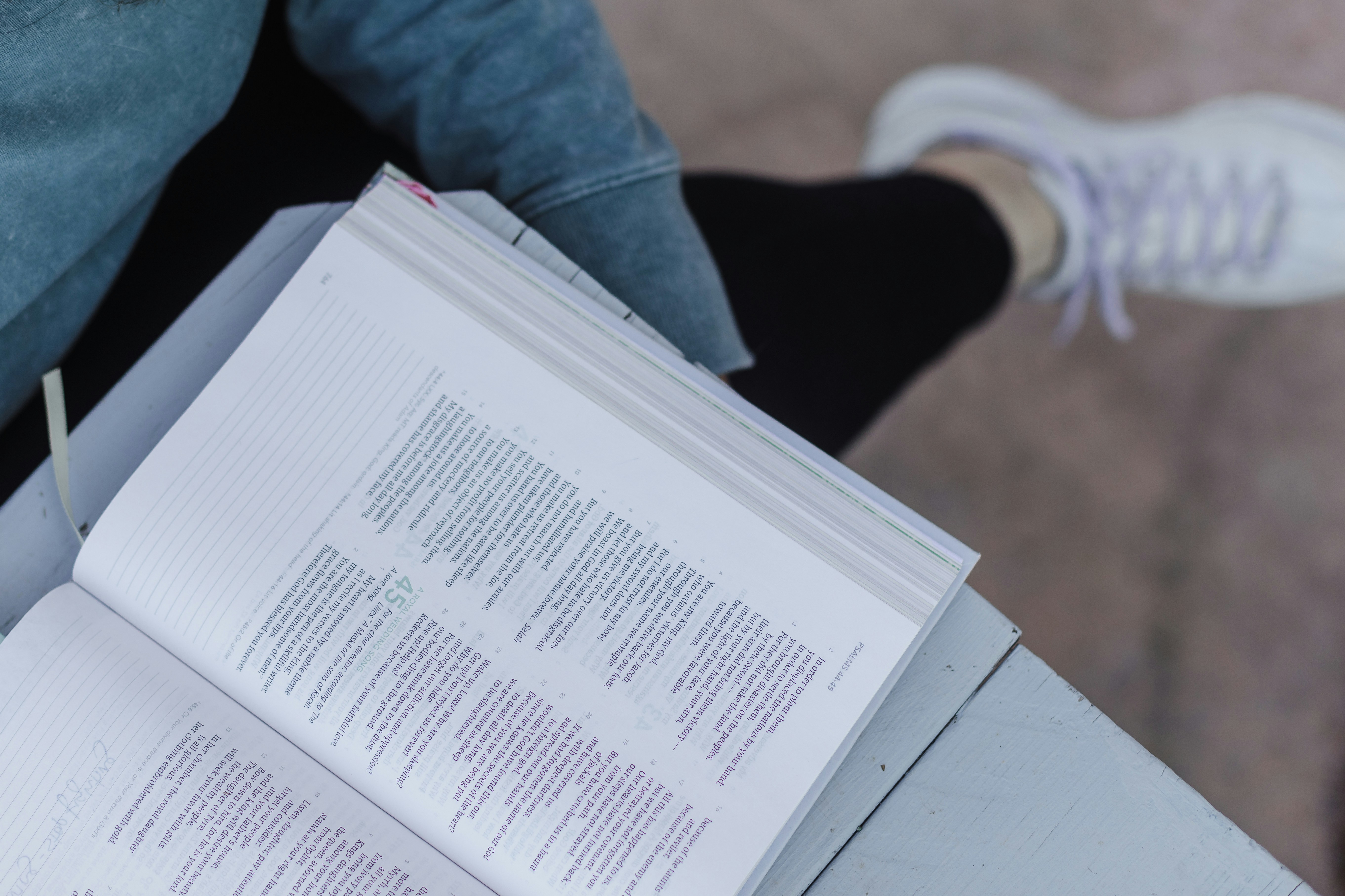 Read big chunks of the Bible