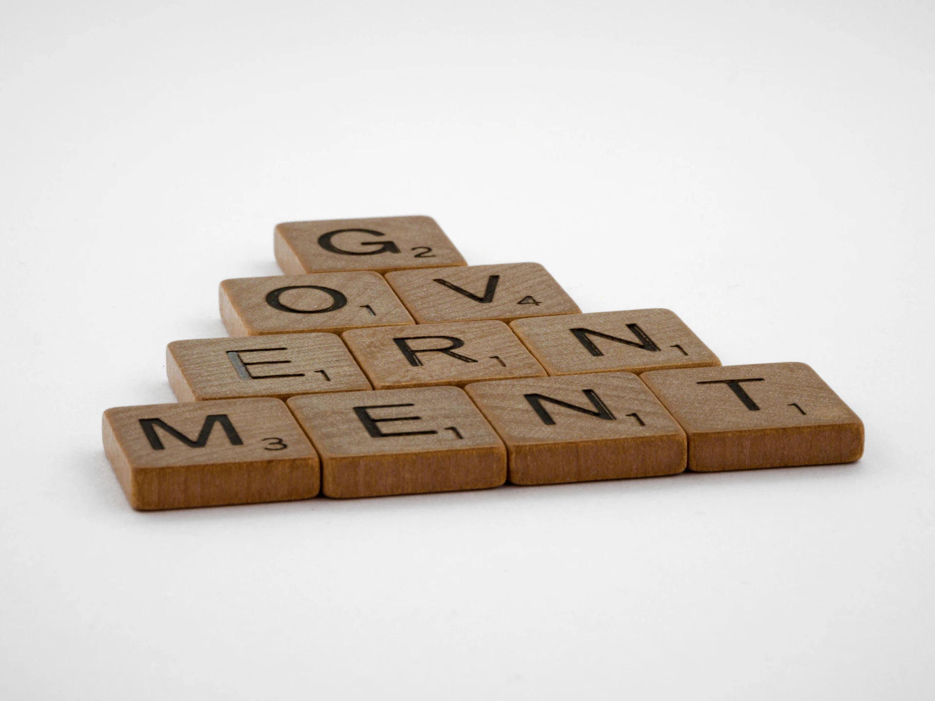brown wooden blocks on white surface