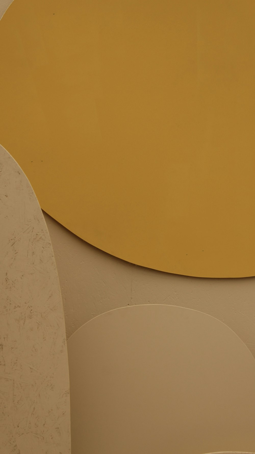 yellow and white painted wall