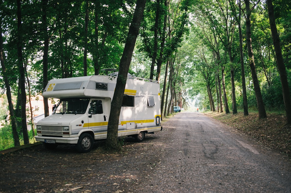 white van on road during daytime