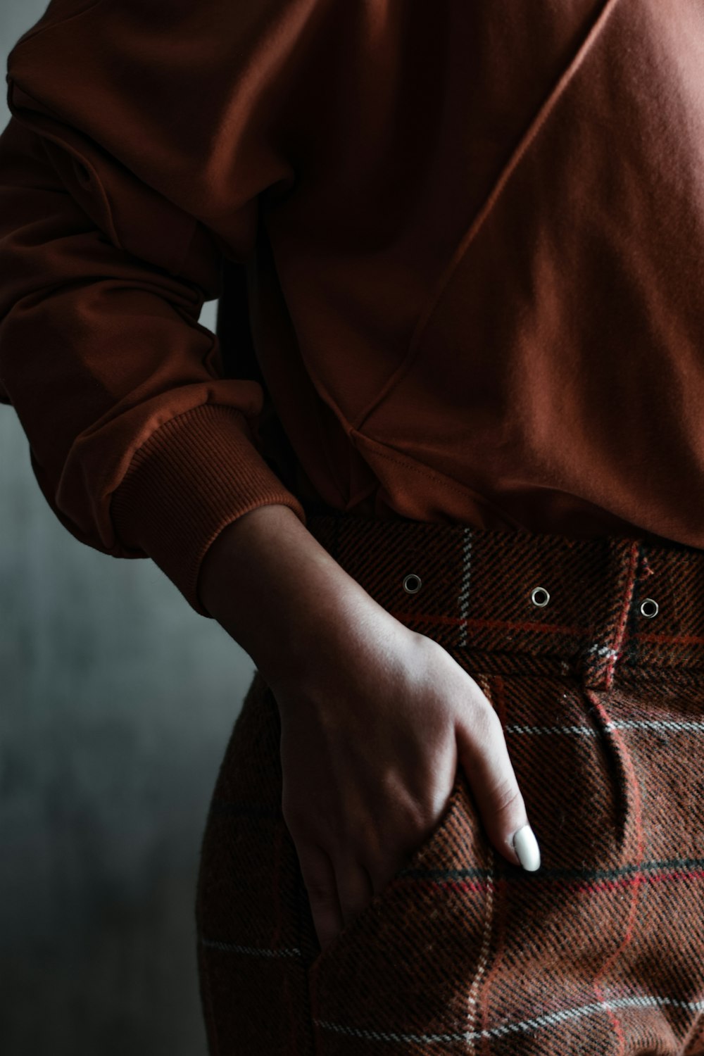 man in brown long sleeve shirt