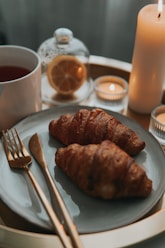 fried meat on white ceramic plate
