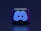 A 3D-style block with a blue logo in the center, set against a dark background. The logo resembles a game controller with two rounded edges and two circles on the front. The block has a subtle gradient, transitioning from dark to purple on its sides.