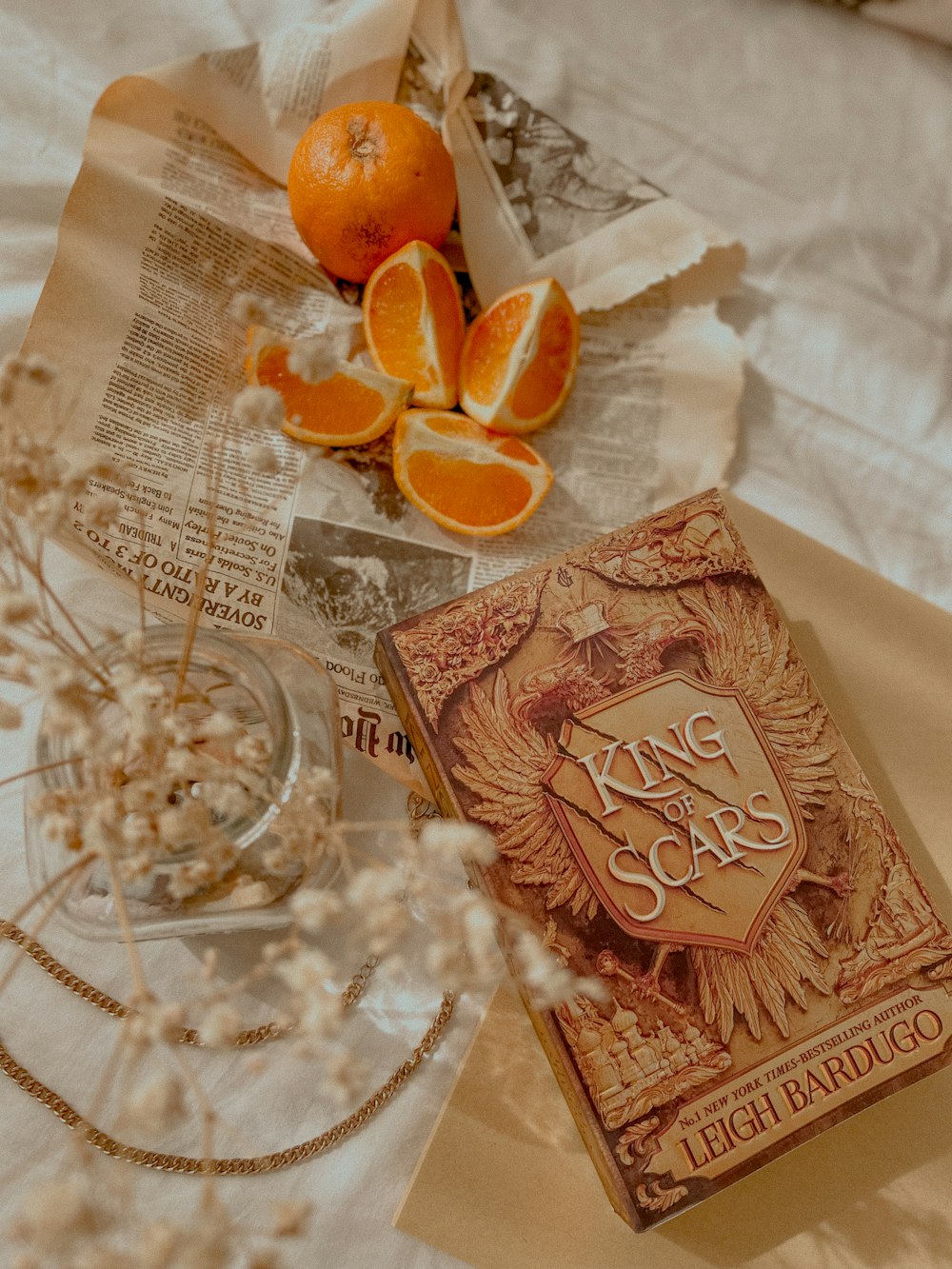 orange fruit on clear glass bowl