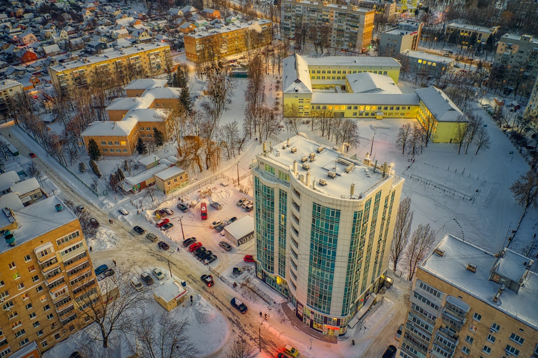 aerial view of city buildings during daytime