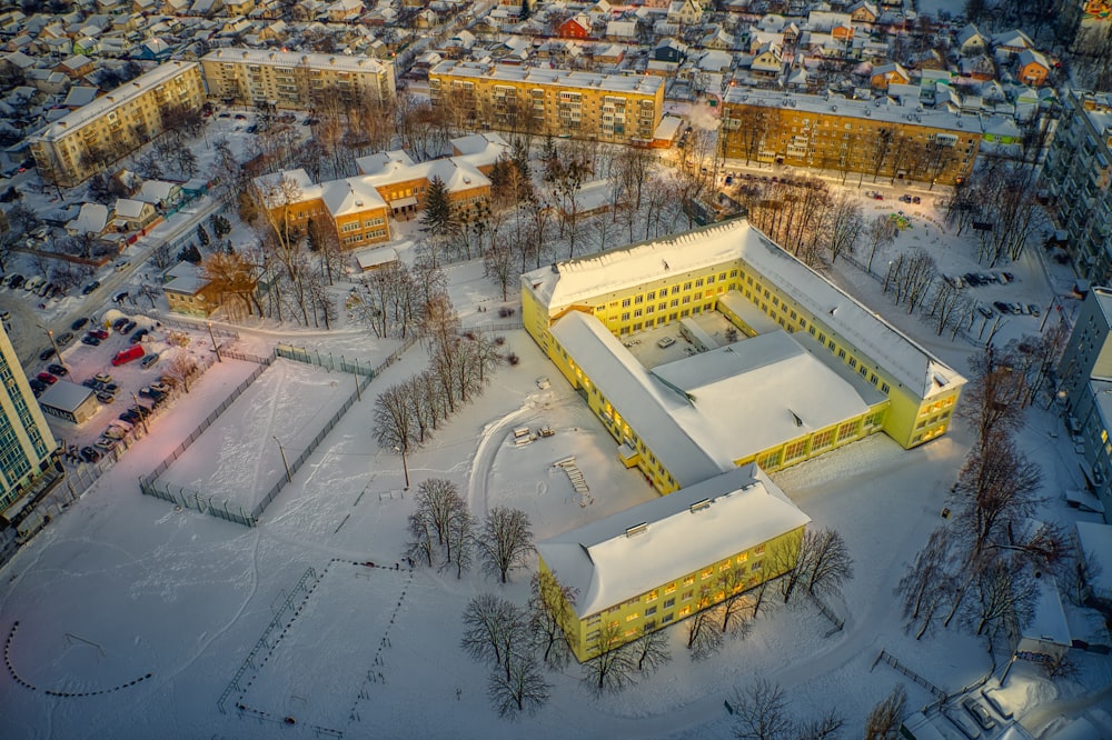 aerial view of city buildings during daytime