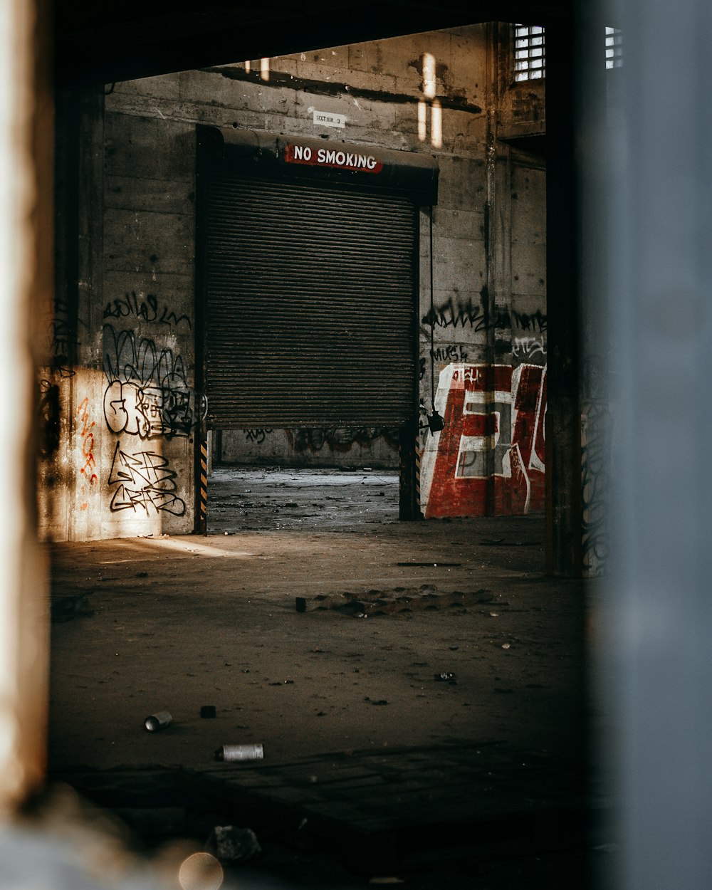 red and white concrete building