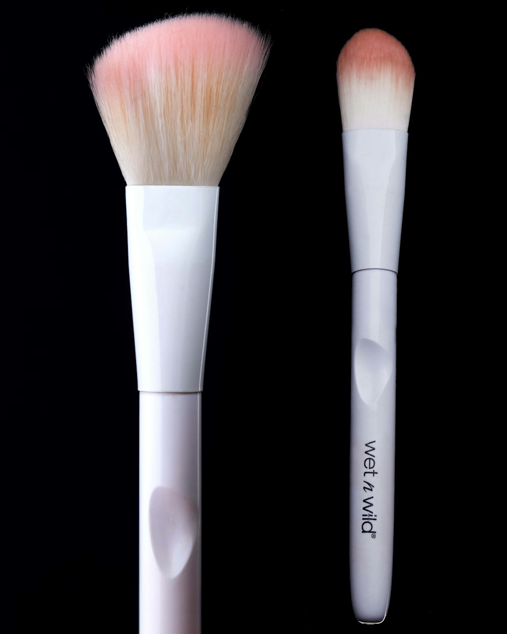 black and brown make up brush