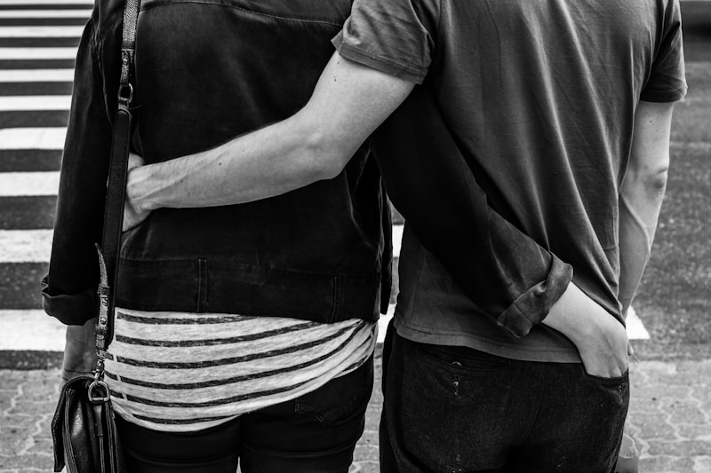 Elegant gay man in sleek attire