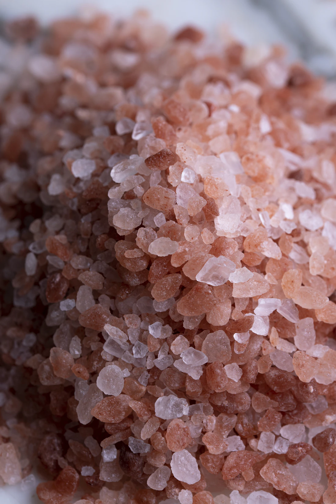 Violet bamboo salt crystal