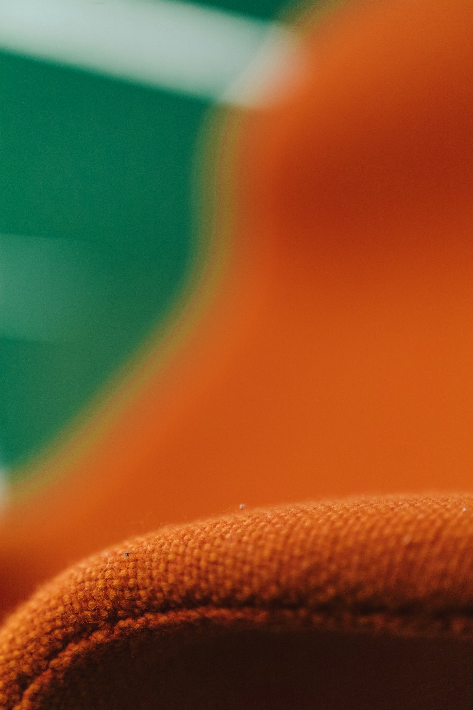 orange and green abstract illustration