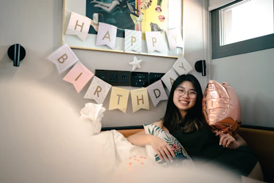 woman in white shirt smiling