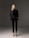 woman in black long sleeve shirt and black pants