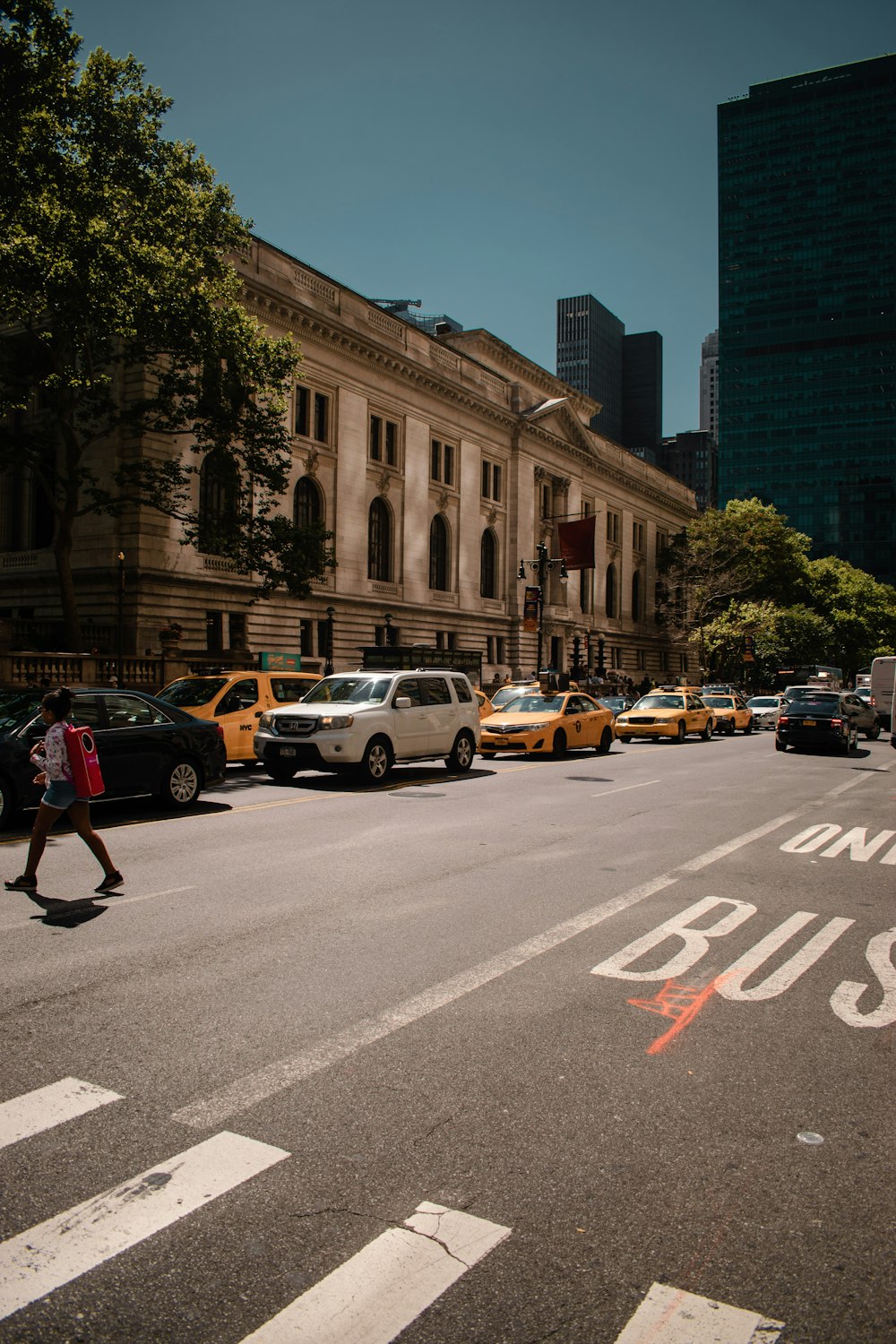 cars parked on the side of the road during daytime