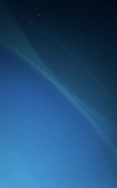 A serene night sky with soft golden and lilac auras blending gently.