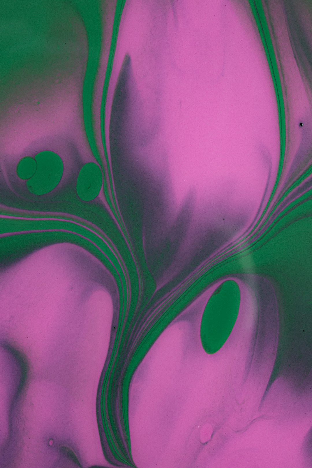 purple and green abstract painting
