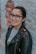woman in black leather jacket wearing black framed eyeglasses