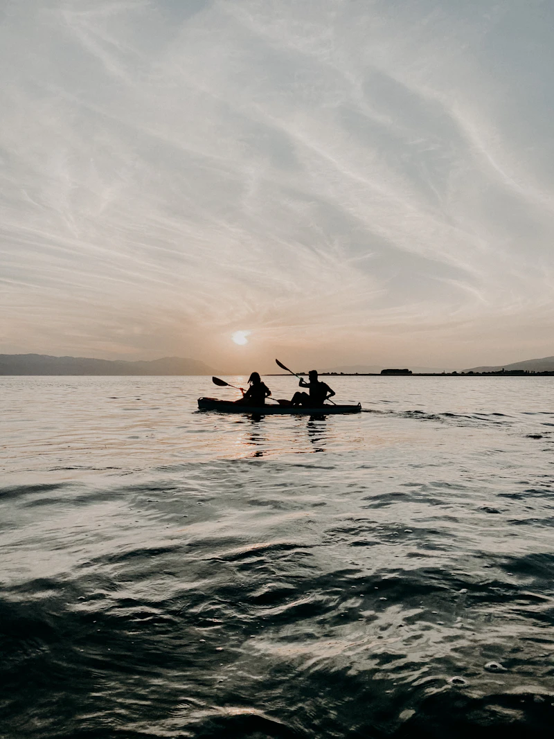 Two-person inflatable kayak