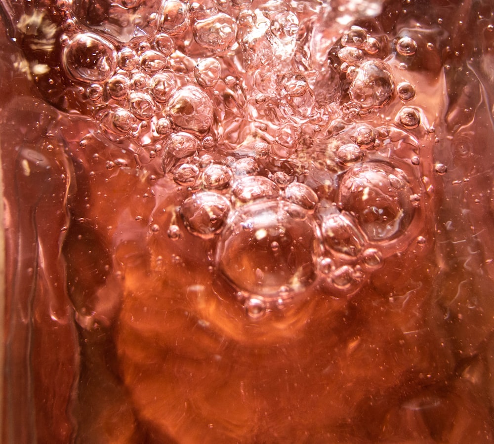 clear glass container with water droplets
