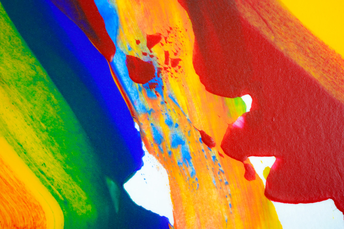 Vivid abstract digital artwork in red and purple