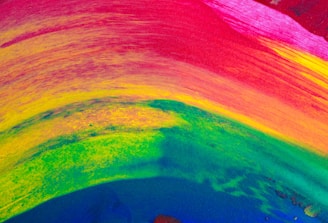 red green and blue abstract painting