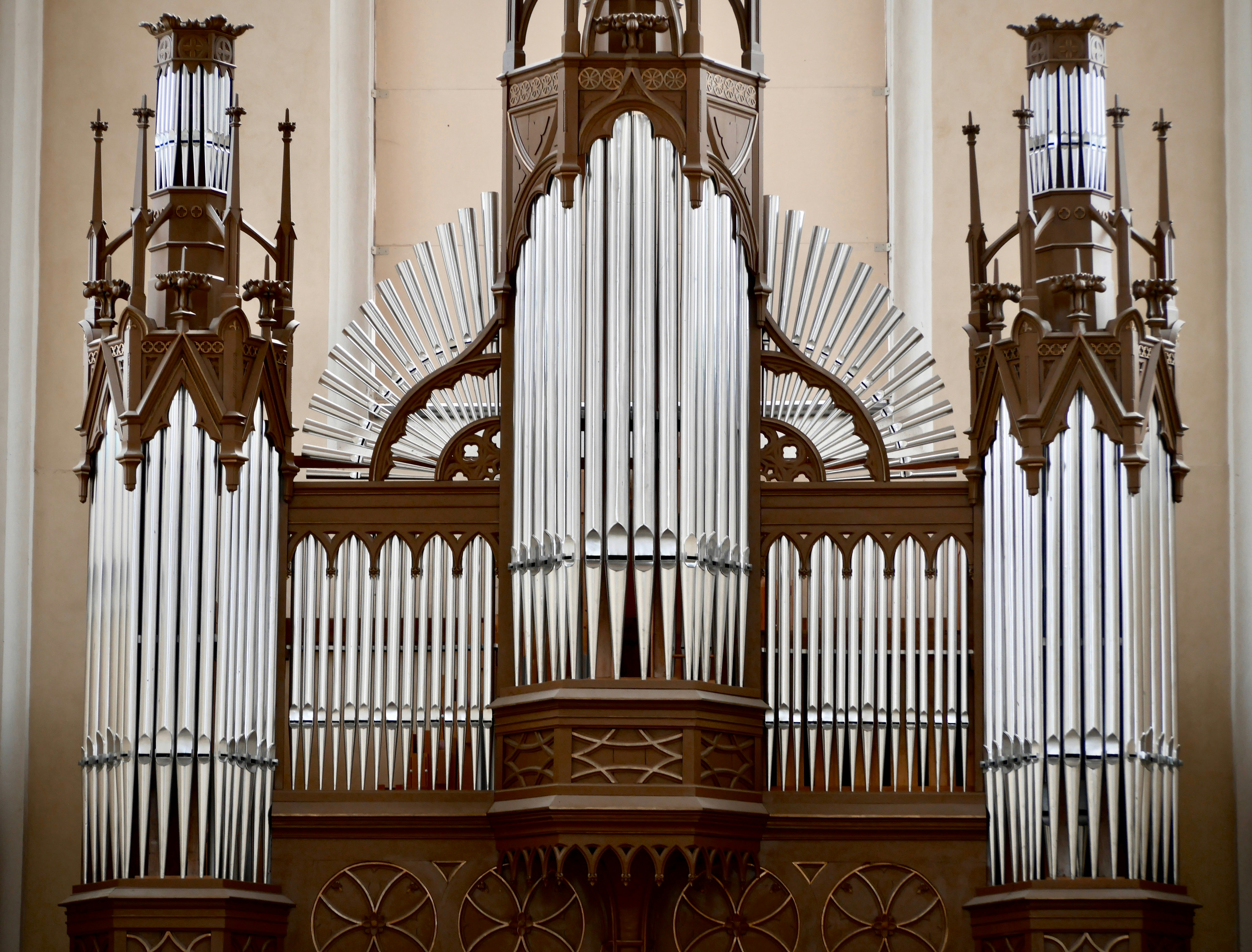 Church organ in Kutna Hora, Czechia