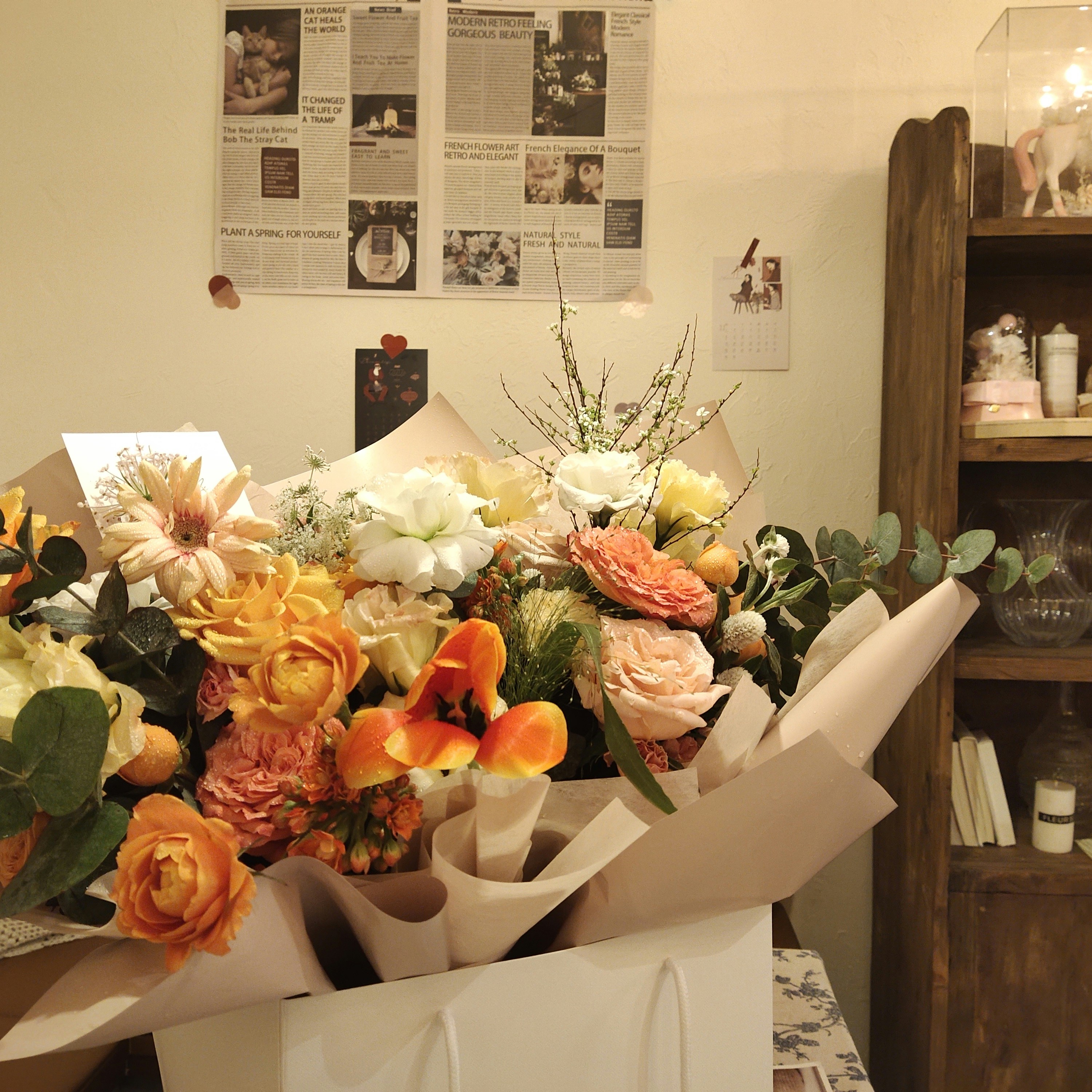 Buchet flori proaspete