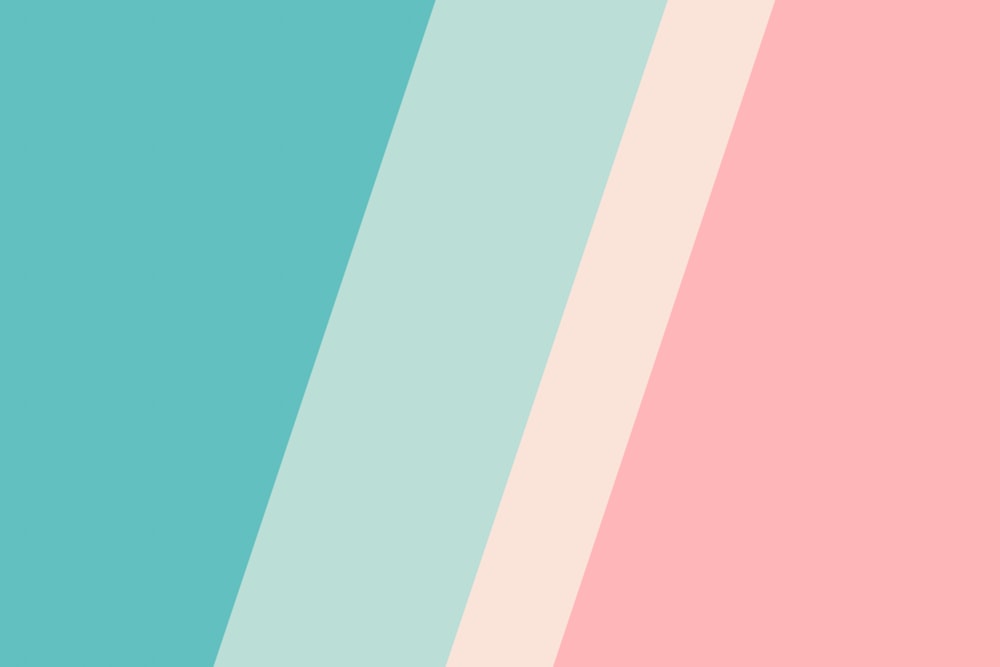 pink and blue striped textile